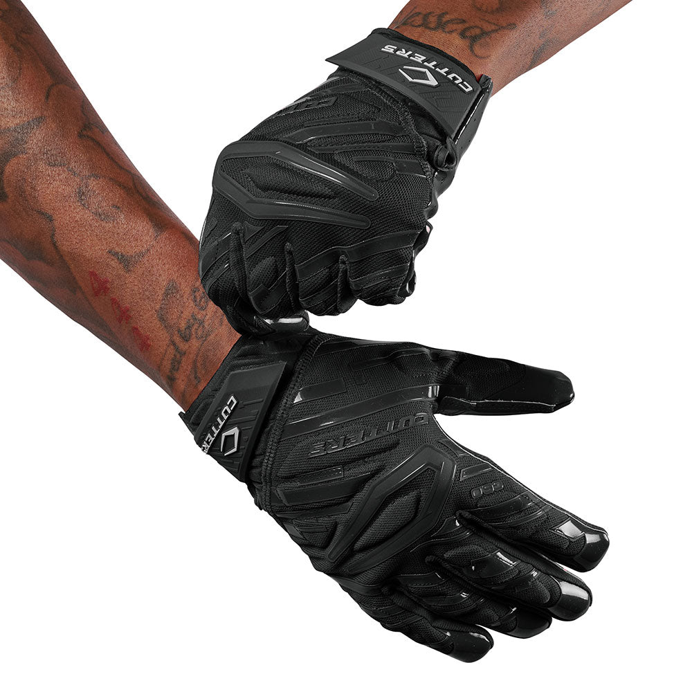 cutters-gamer-6-0-receiver-handschuhe-schwarz-mit-grip image 3