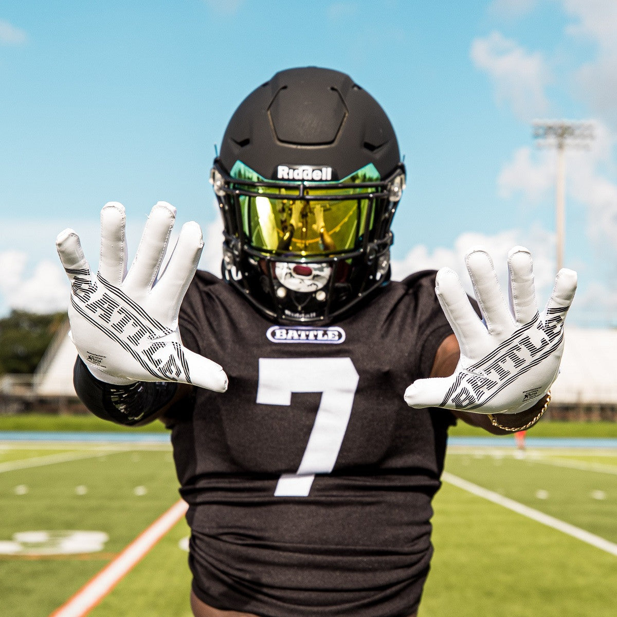 battle-doom-1-0-receiver-handschuhe-football-rot-adult-l-grip image 2