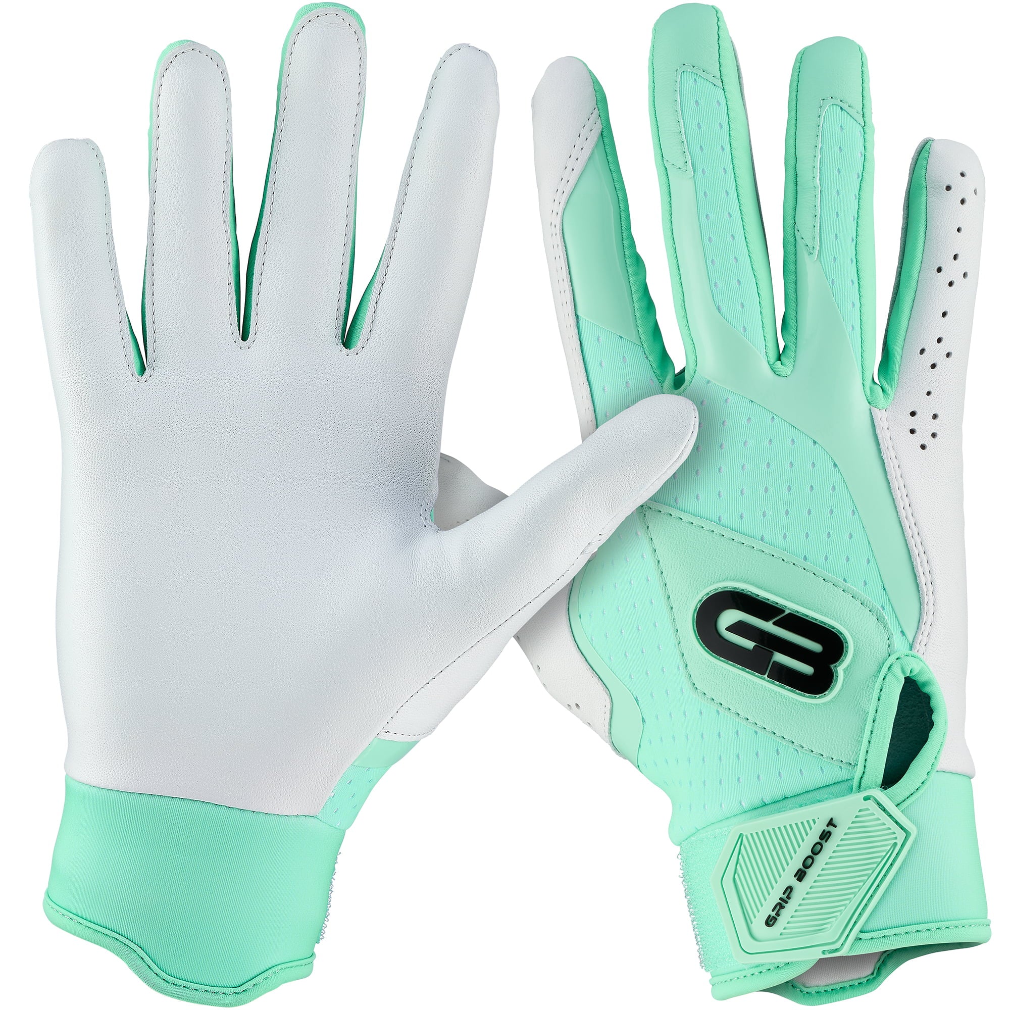 grip-boost-loaded-baseball-schlaghandschuhe-mint-leder image 1