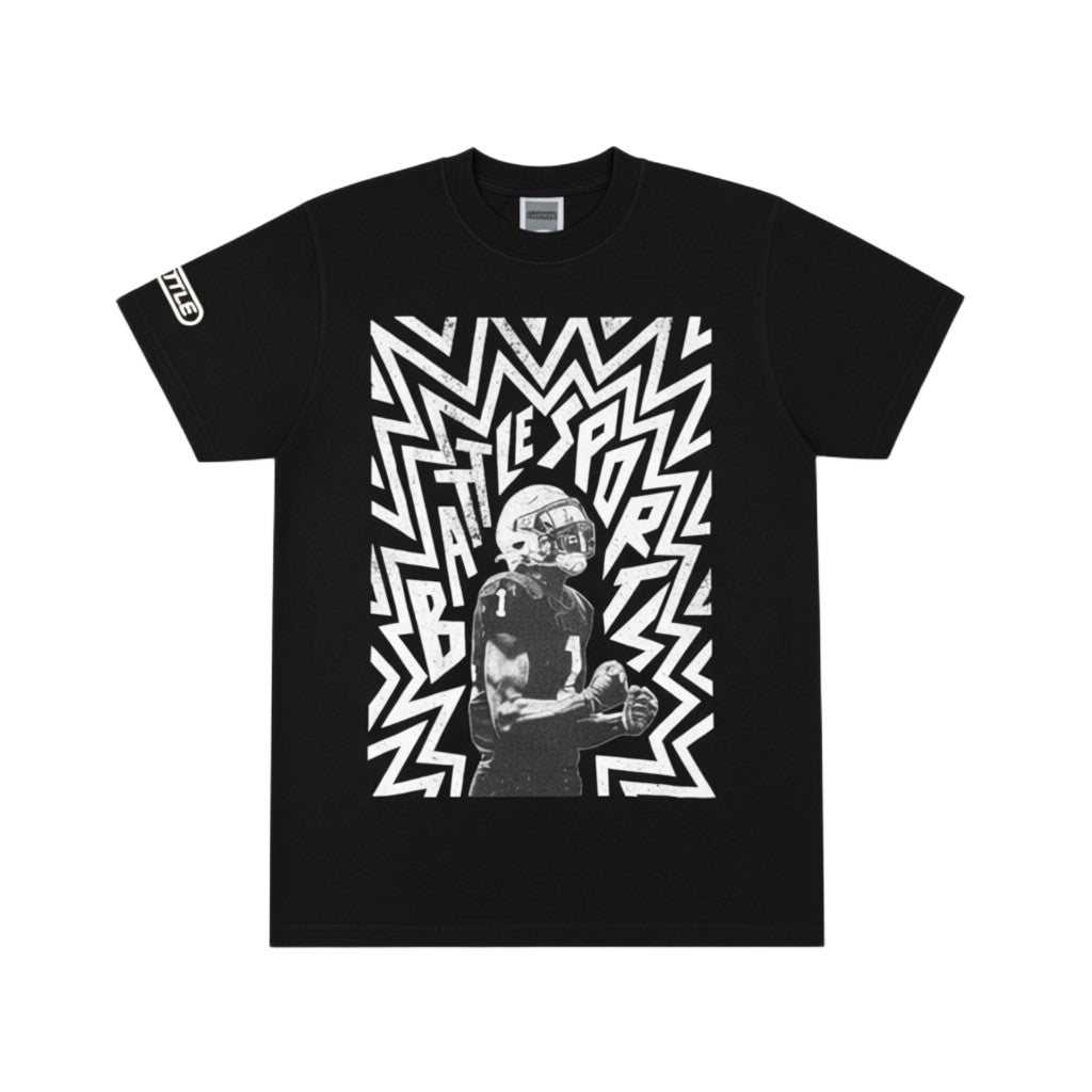battle-astrofly-comic-t-shirt-herren-schwarz-l image 1