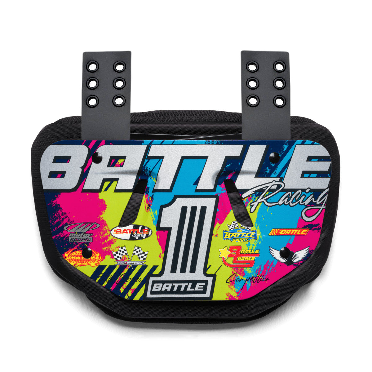 battle-defender-racing-football-back-plate-r-ckenschutz-rot image 2