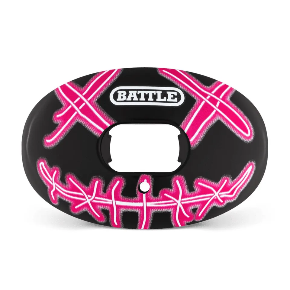 battle-oxygen-nightmare-mundschutz-football-neon-pink-atmungsaktiv image 1