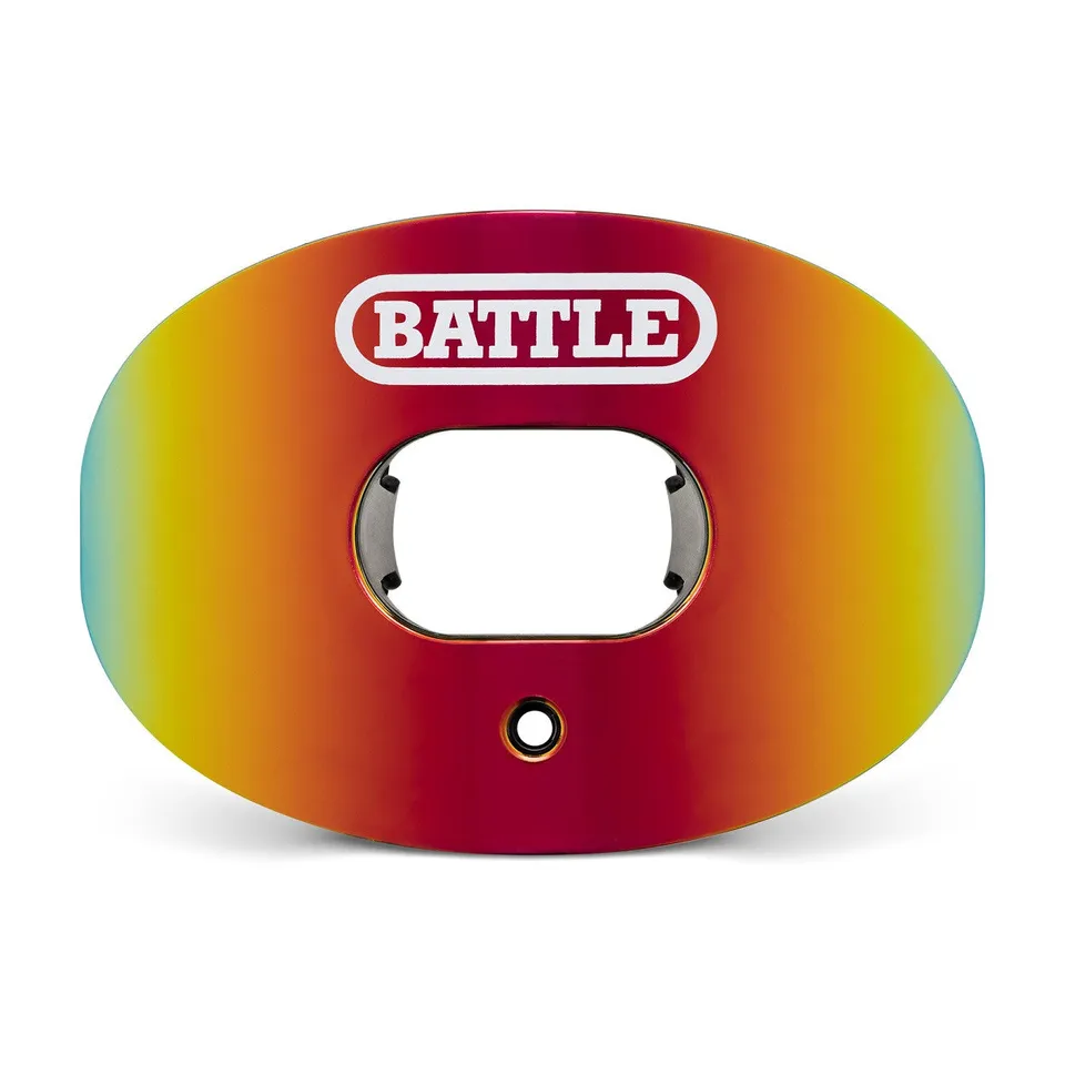 battle-sports-oxygen-prism-mundschutz-rot-orange-mit-lippschutz image 1