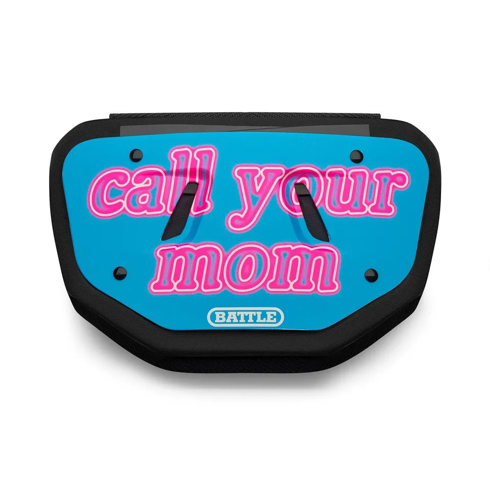 battle-defender-call-your-mom-back-plate-r-ckenschutz-adult image 1