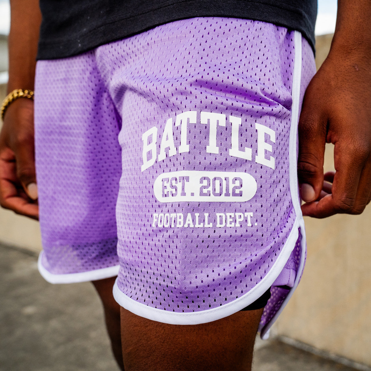 battle-astrofly-football-dept-mesh-shorts-schwarz-adult-m image 2