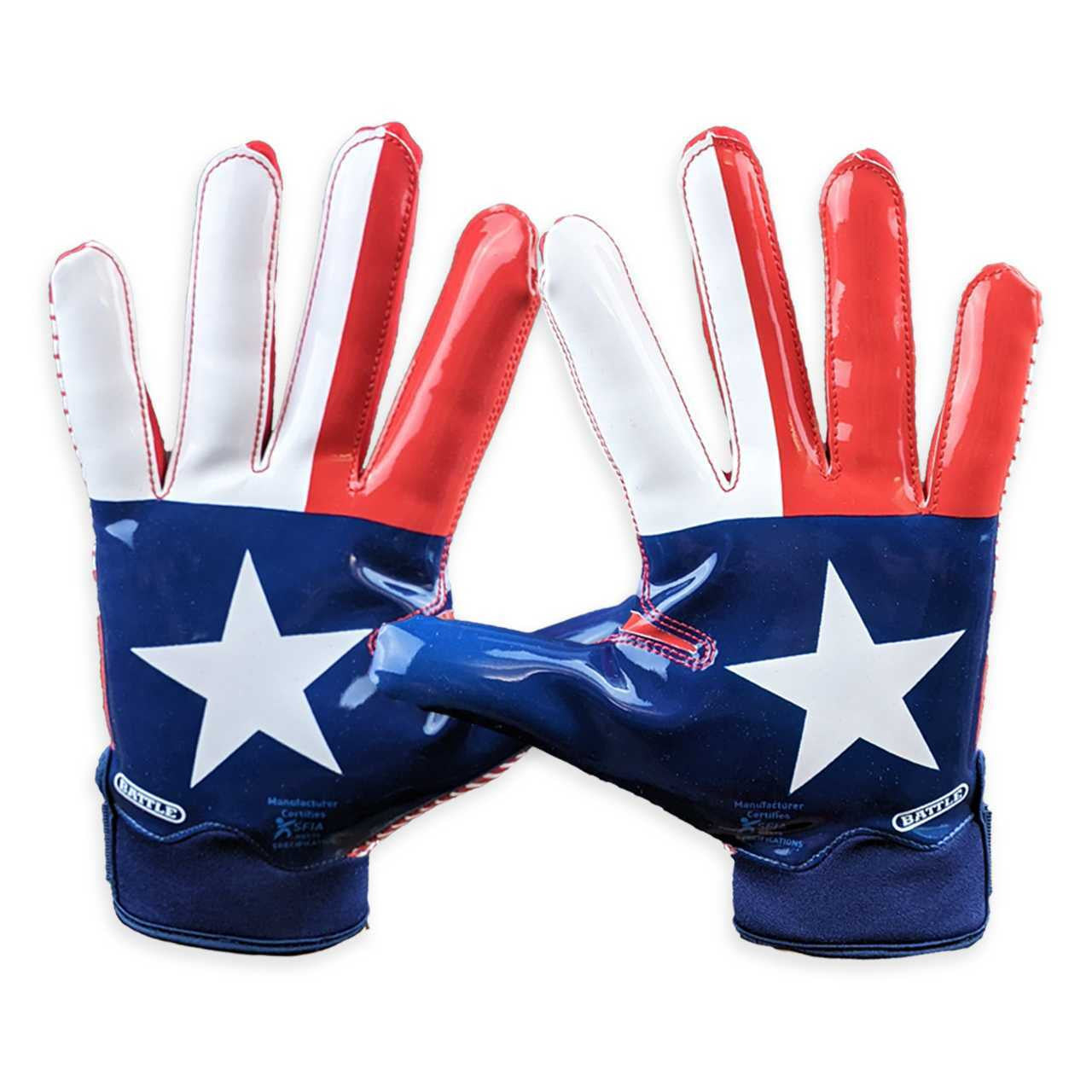 battle-doom-1-0-texas-flag-receiver-handschuhe-adult image 1