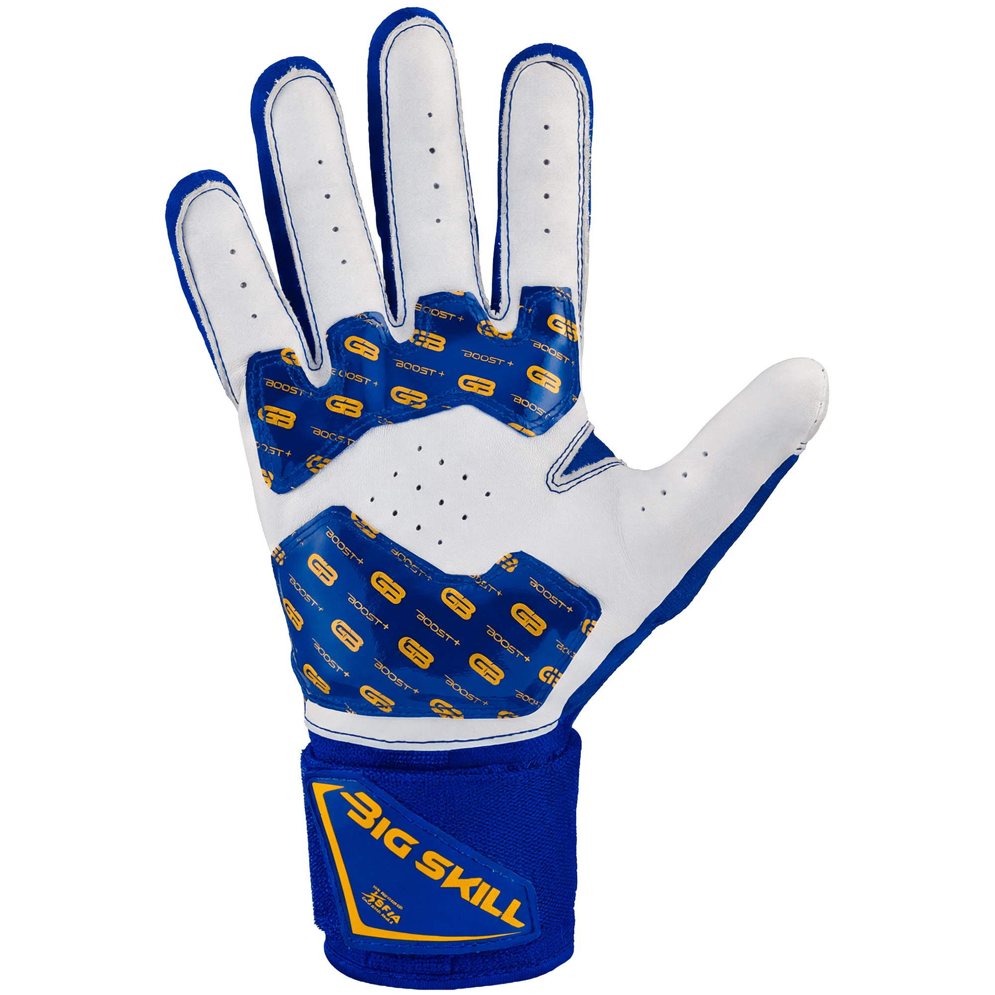 grip-boost-big-skill-2-0-lineman-footballhandschuhe-blau-leder image 3