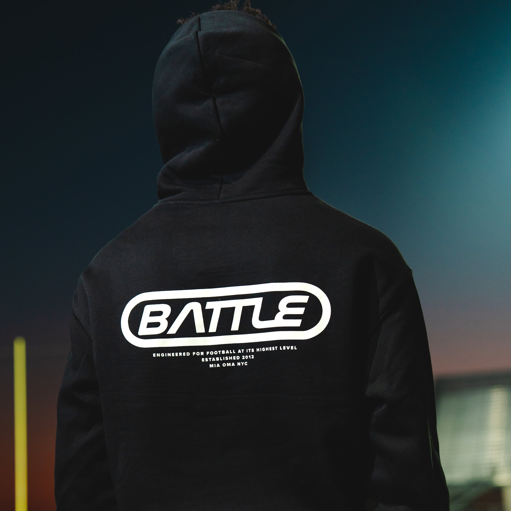 battle-big-time-relaxed-fit-hoodie-herren-schwarz-fleece image 6