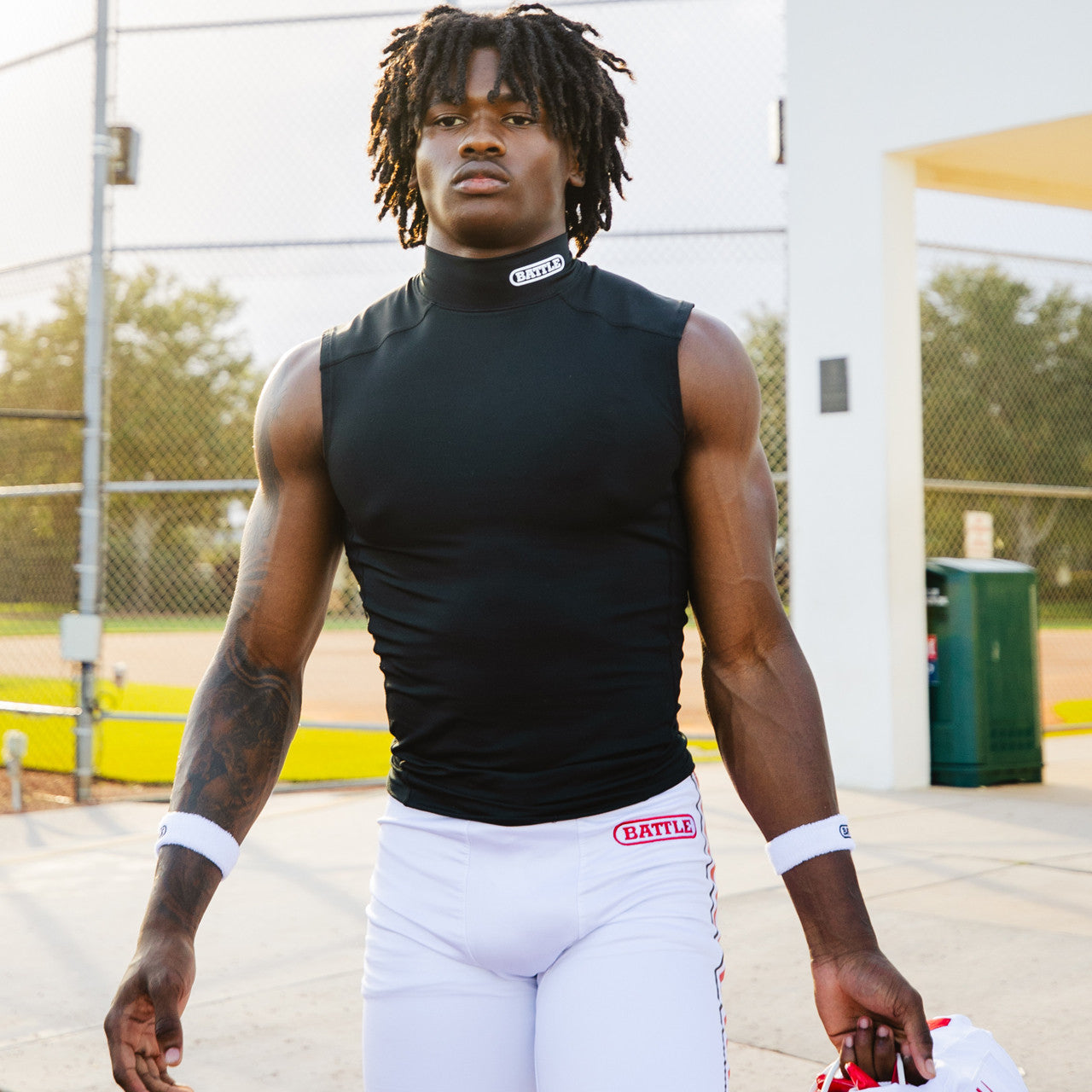 battle-astrofly-mock-neck-pro-compression-gr-l-schwarz image 2