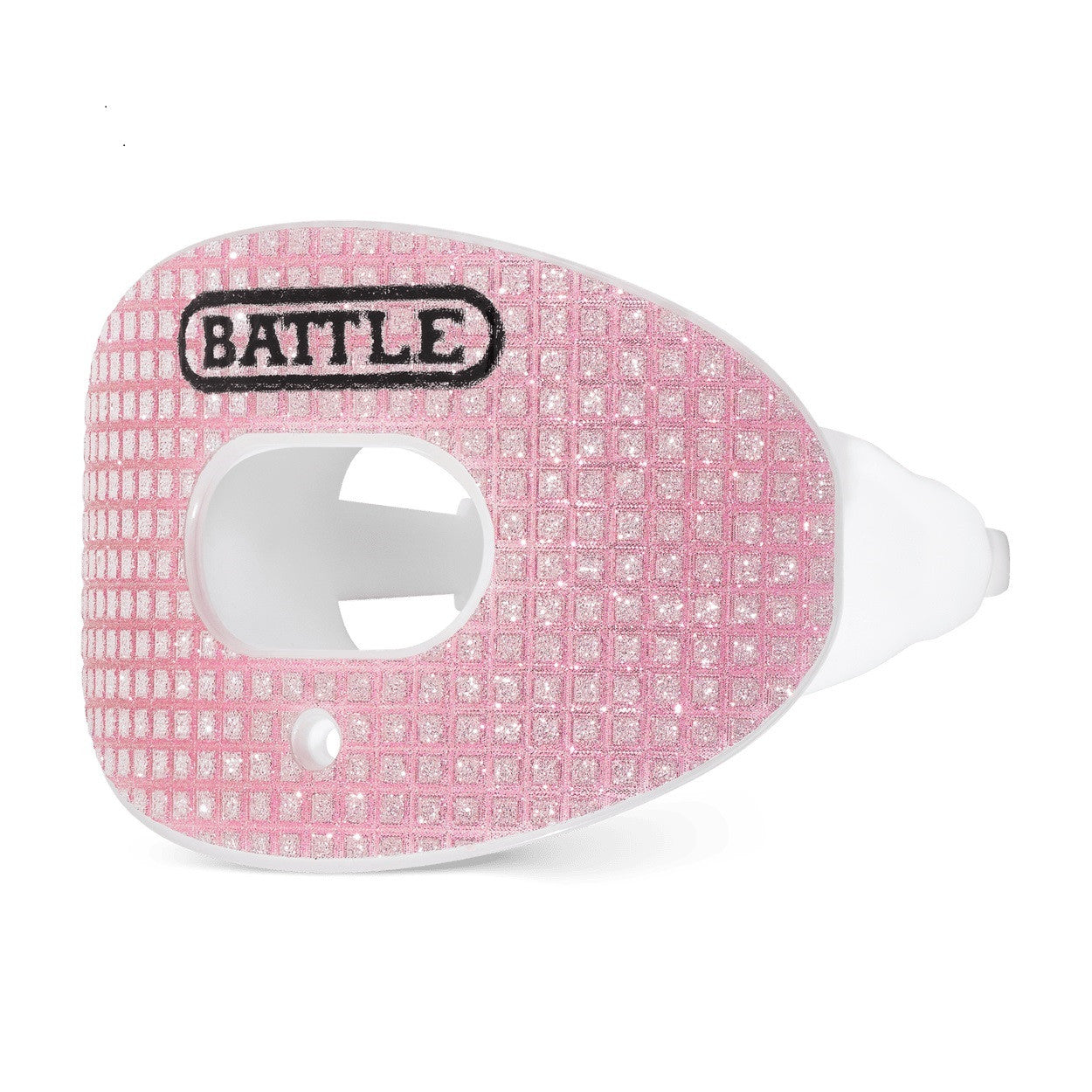 battle-oxygen-3d-diamond-mundschutz-silber-mit-band-zahnspange image 3