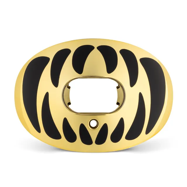 battle-sports-oxygen-predator-chrome-mundschutz-gold-schwarz-band image 1