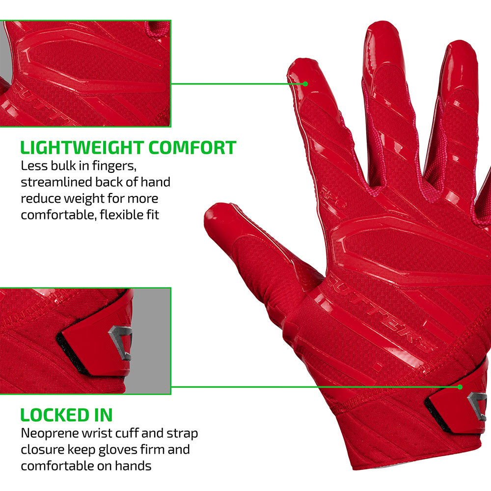 cutters-rev-pro-6-0-receiver-handschuhe-rot-mit-air-c-tack-grip image 5
