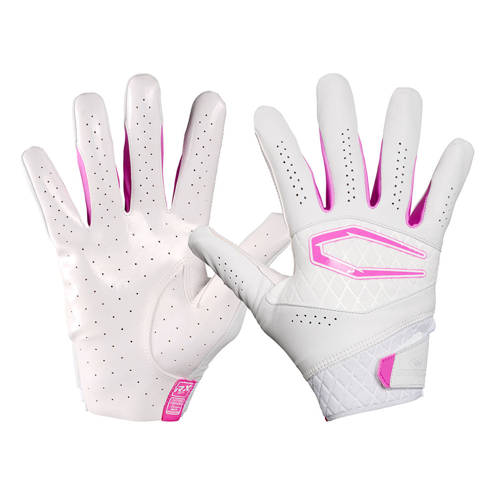 cutters-rev-x-receiver-handschuhe-white-pink-leder image 1