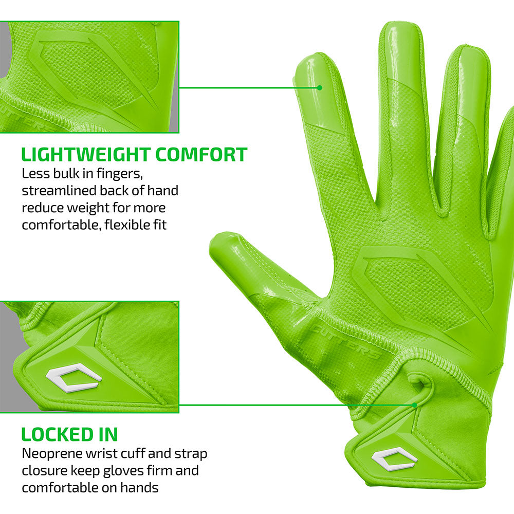 cutters-rev-pro-7-0-receiver-handschuhe-shock-green-grip image 4