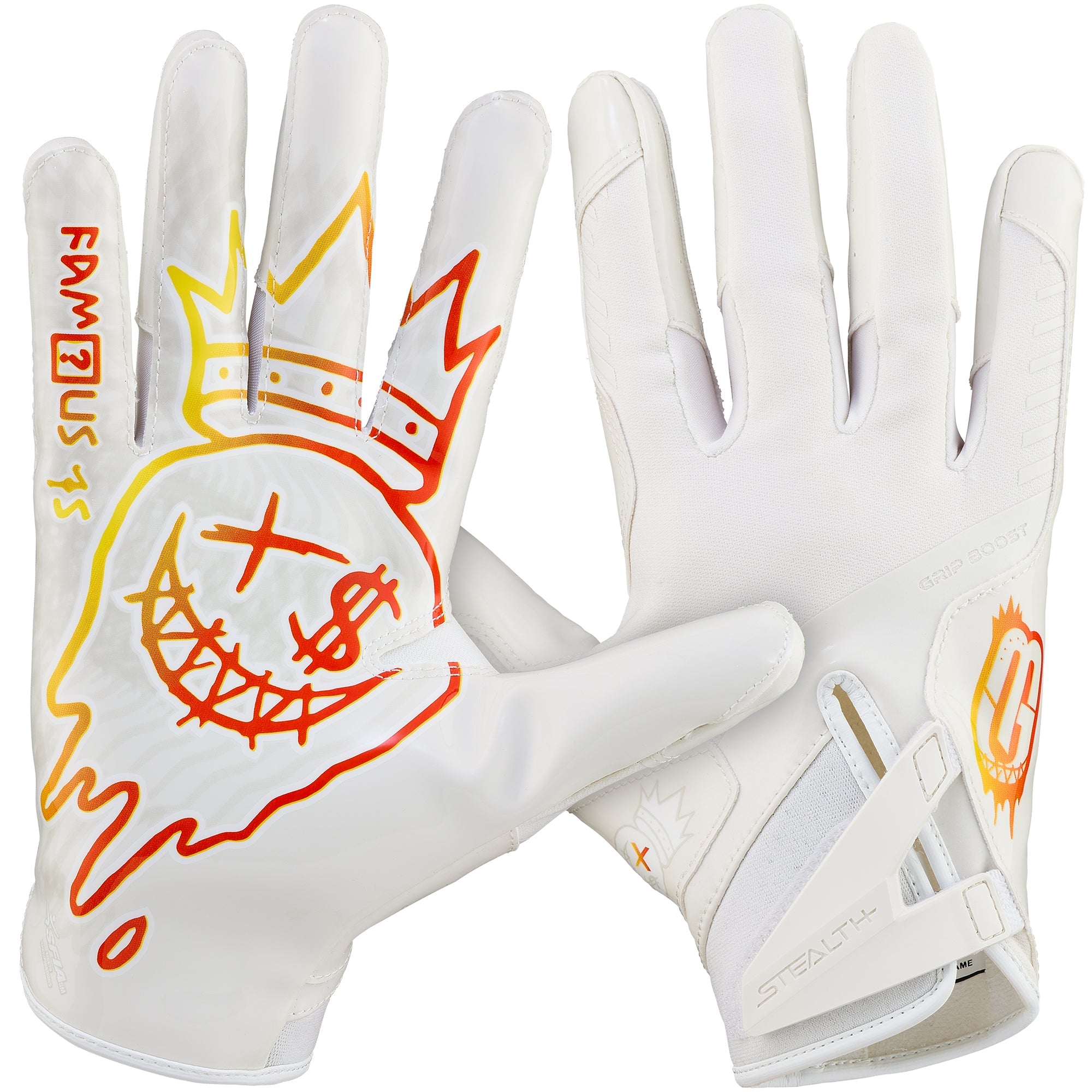 grip-boost-stealth-6-0-jackson-youth-footballhandschuhe-wei image 1