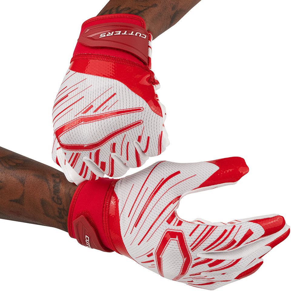 cutters-game-day-pro-receiver-handschuhe-white-red-adult-m-mit-grip image 4