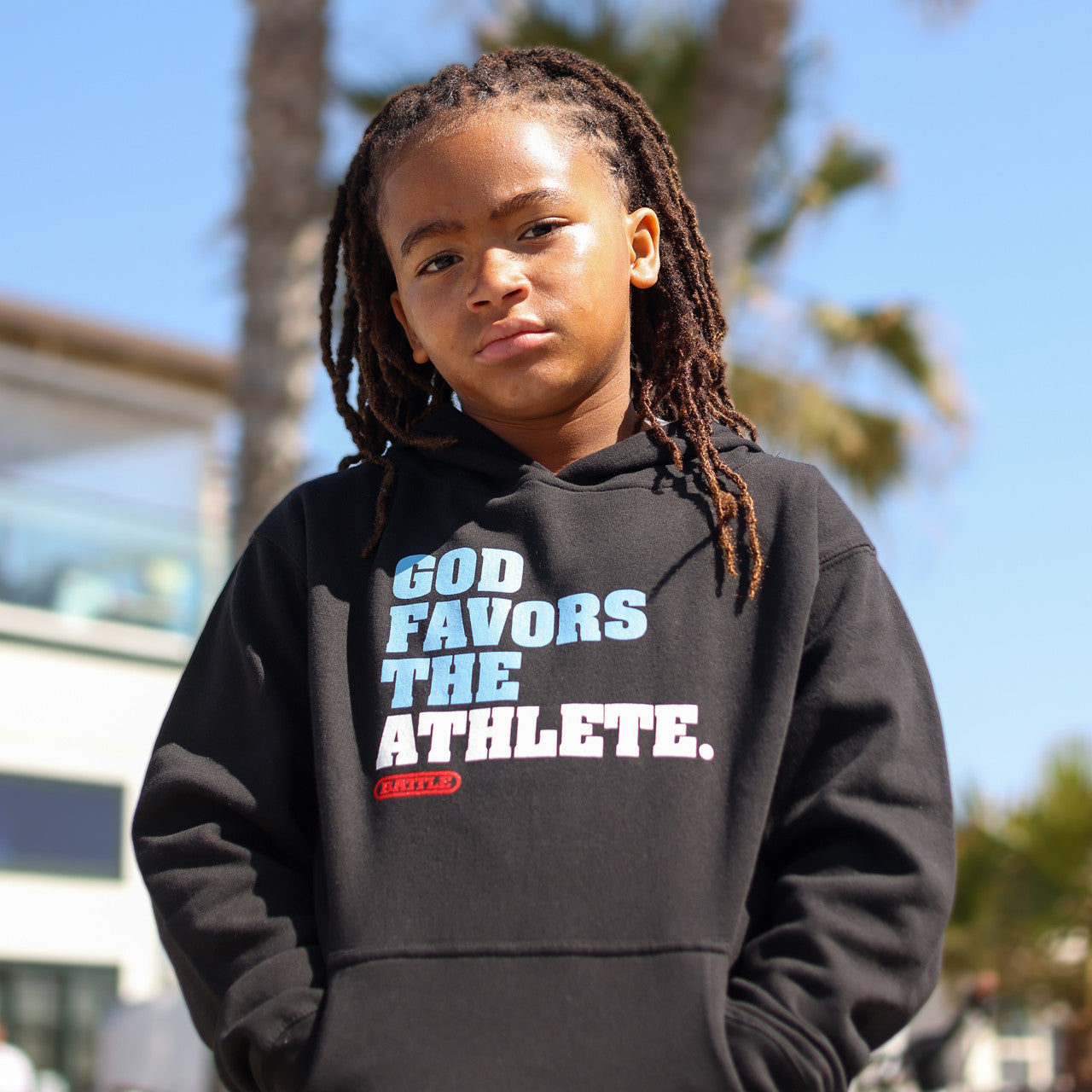 battle-astrofly-god-favors-the-athlete-hoodie-schwarz image 2