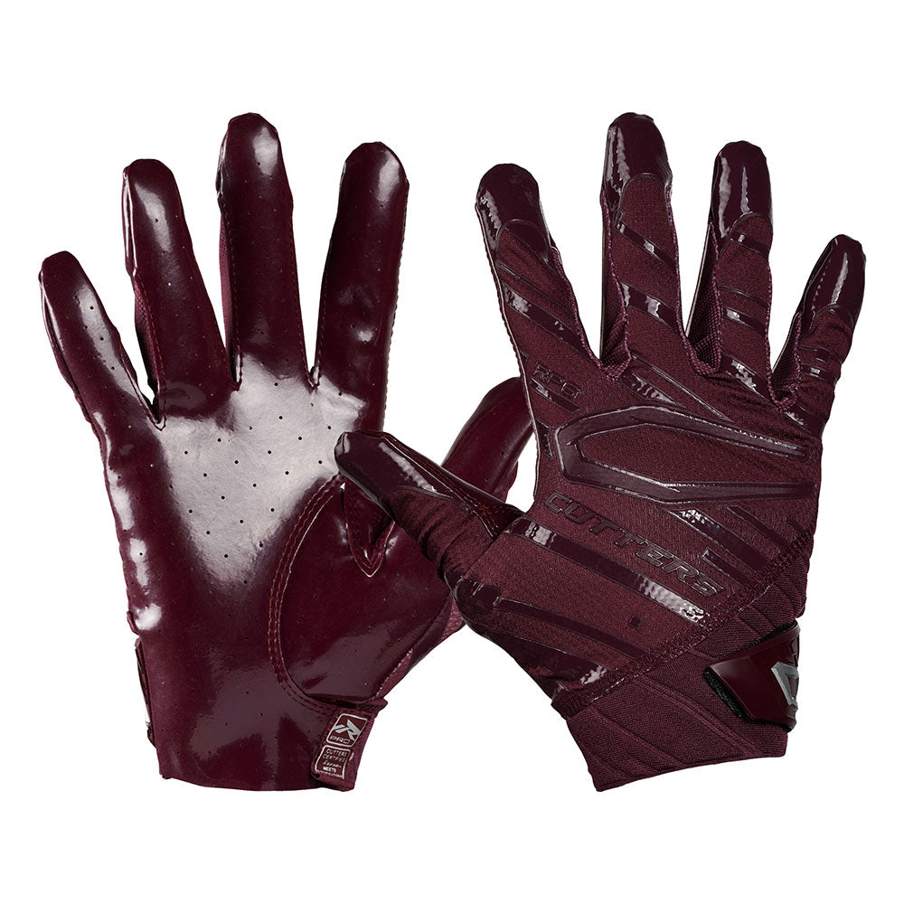 cutters-rev-pro-6-0-receiver-handschuhe-maroon-mit-air-c-tack image 1