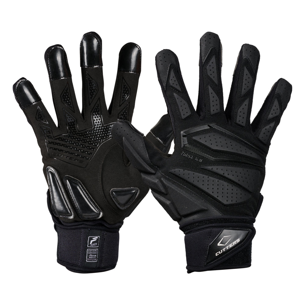 cutters-force-6-0-lineman-handschuhe-schwarz-gepolstert image 1