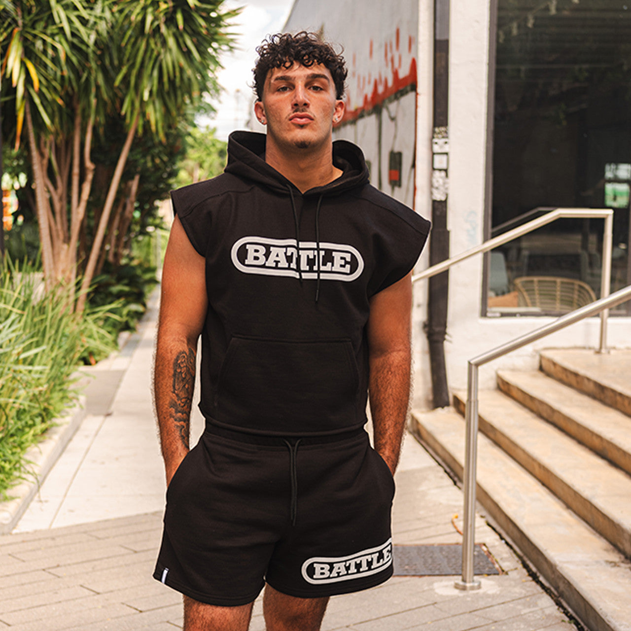 battle-sports-astrofly-classics-sweat-shorts-schwarz image 2