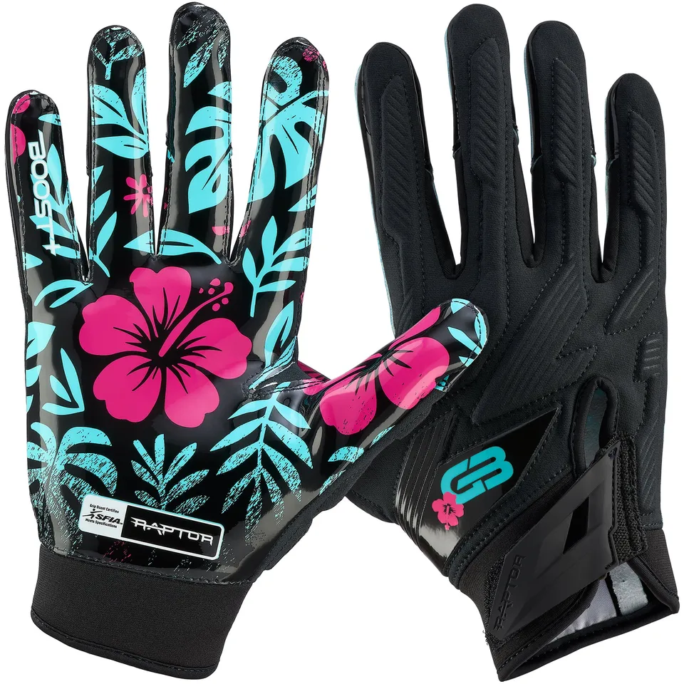 grip-boost-raptor-footballhandschuhe-tropic-heat-floral image 1