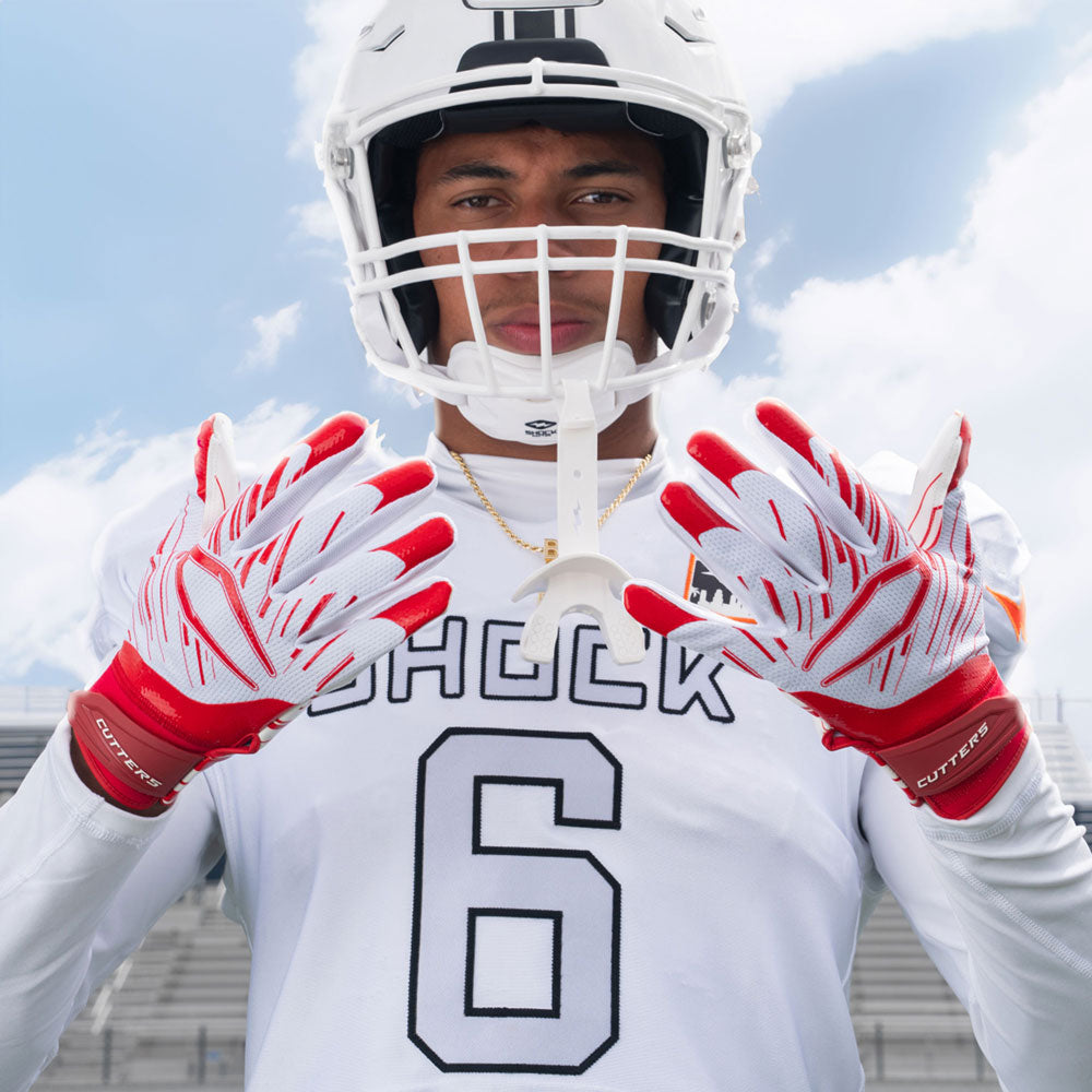 cutters-game-day-pro-receiver-handschuhe-white-red-adult-m-mit-grip image 2