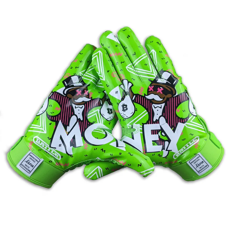 battle-double-threat-money-man-2-0-footballhandschuhe-pink-m image 1