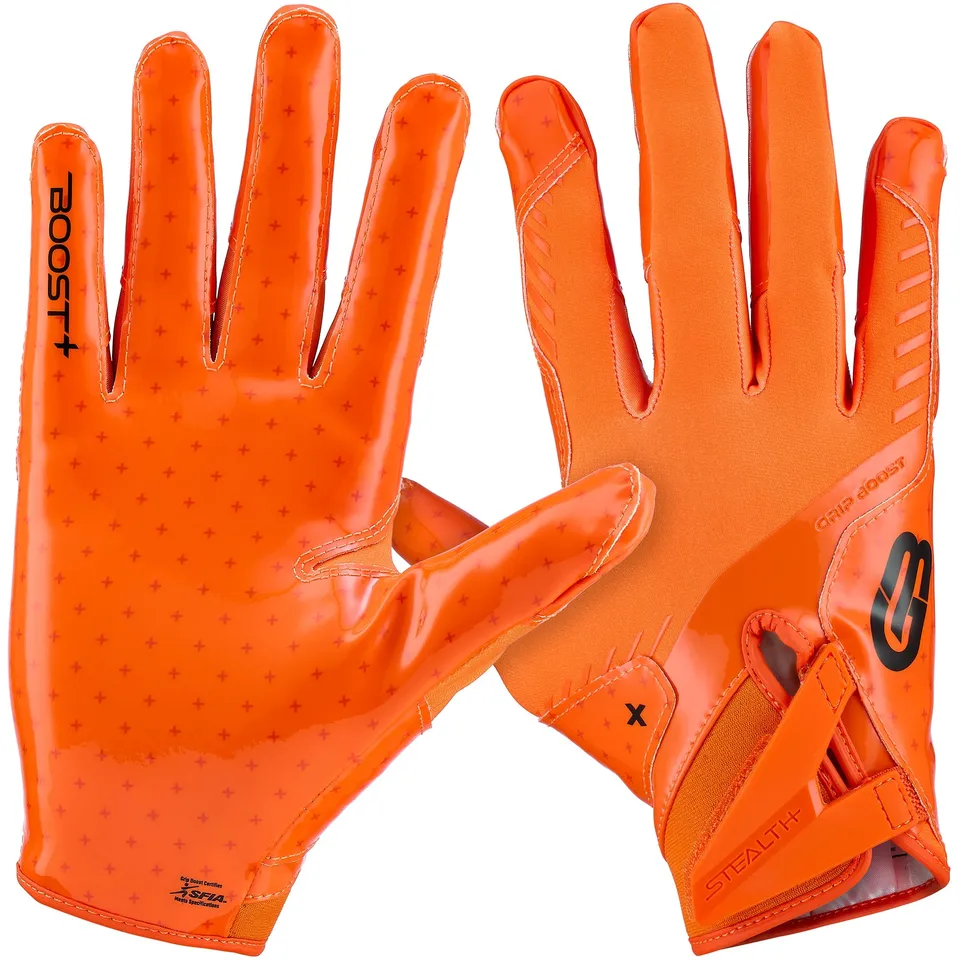 grip-boost-stealth-6-0-footballhandschuhe-orange image 1