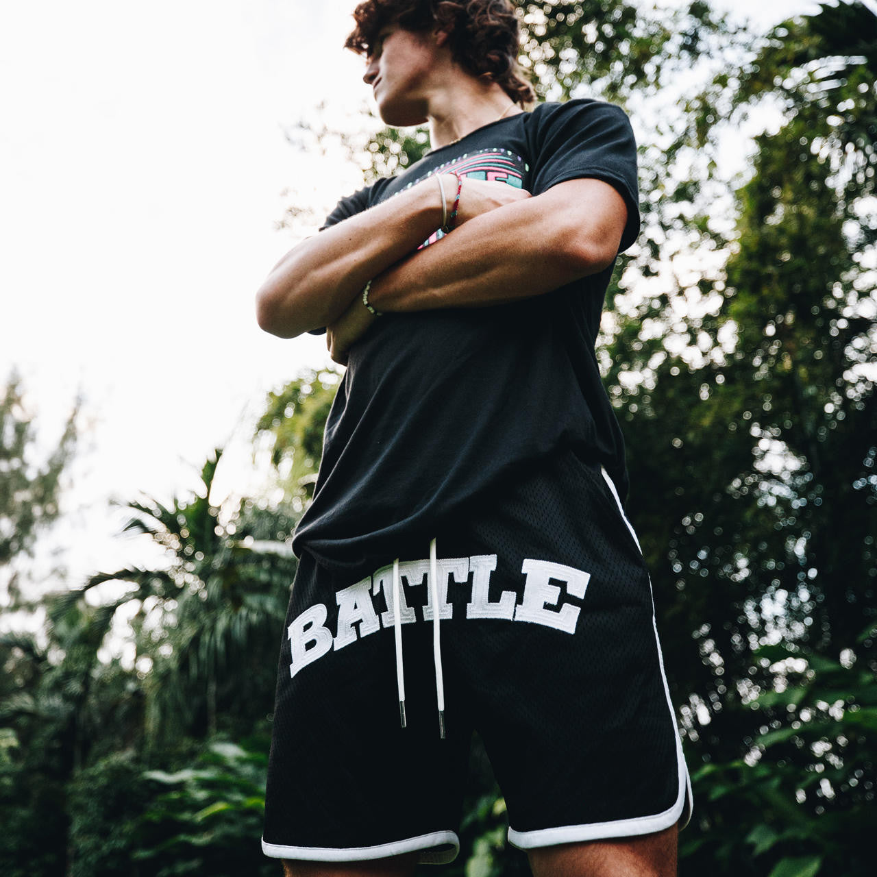 battle-astrofly-mesh-shorts-wei-atmungsaktiv-6-zoll image 2