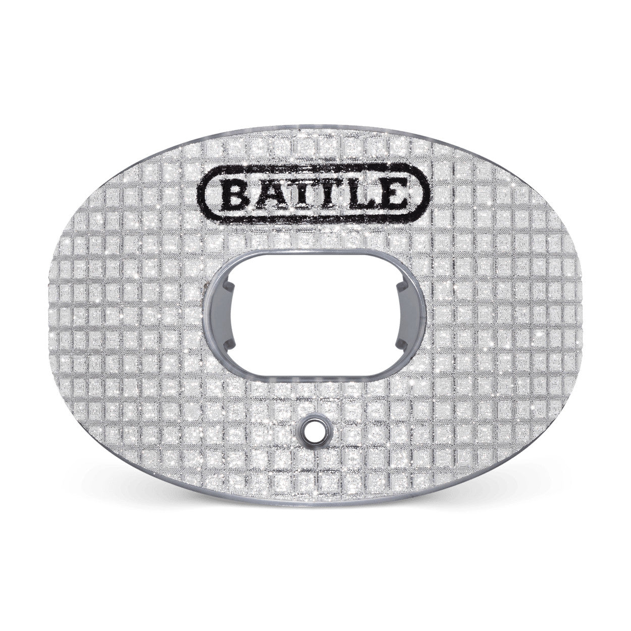 battle-oxygen-3d-diamond-mundschutz-silber-mit-band-zahnspange image 5