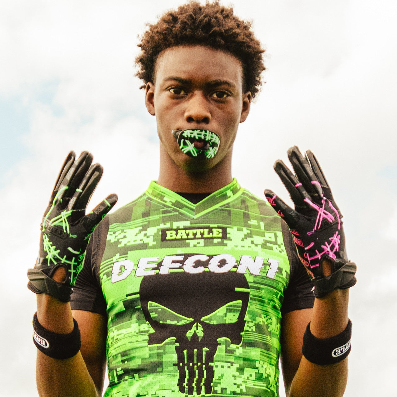 battle-double-threat-nightmare-2-0-receiver-handschuhe image 2