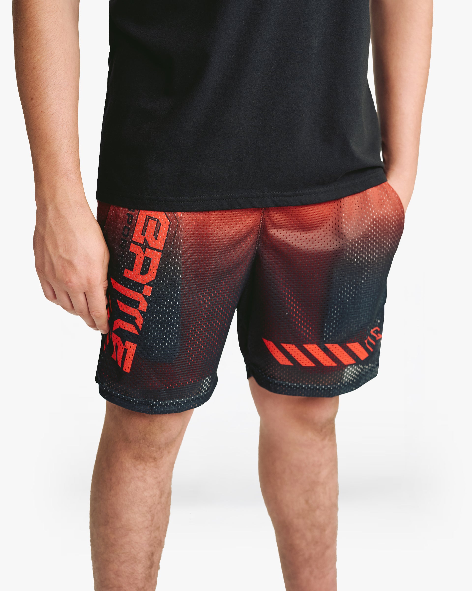battle-astrofly-cyborg-fade-shorts-herren-schwarz-mesh image 4