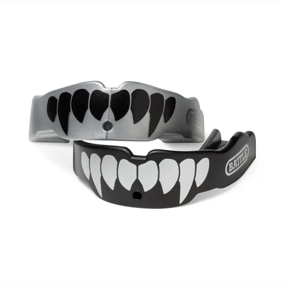 battle-oxygen-fangs-mundschutz-2er-pack-schwarz-wei-adult image 1