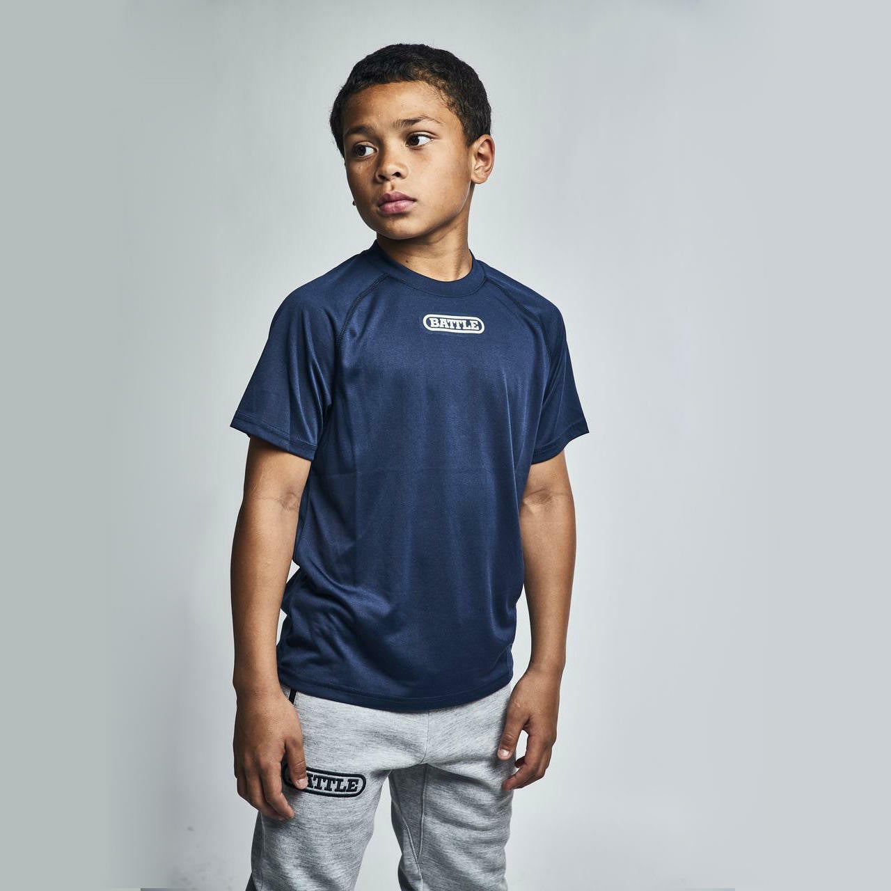 battle-sports-astrofly-performance-t-shirt-blau-erwachsene-kurzarm image 2