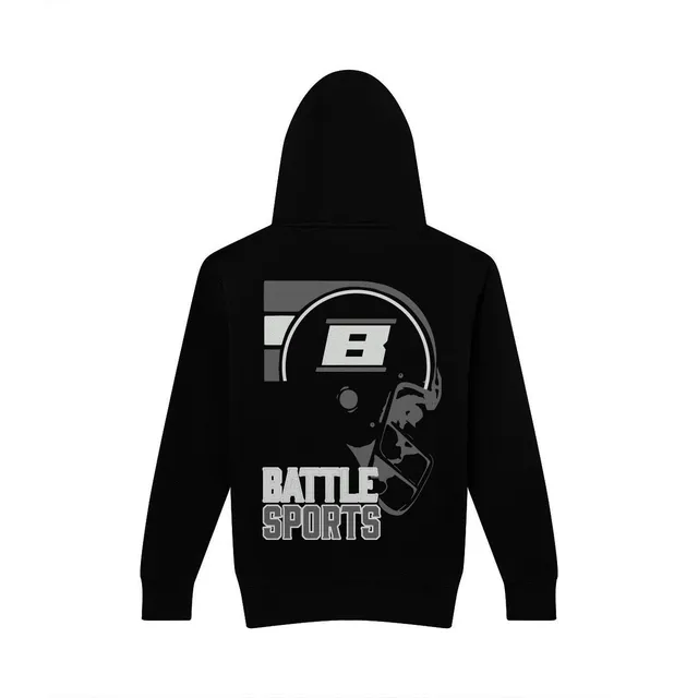 battle-defender-b-helmet-hoodie-herren-schwarz-baumwolle image 1