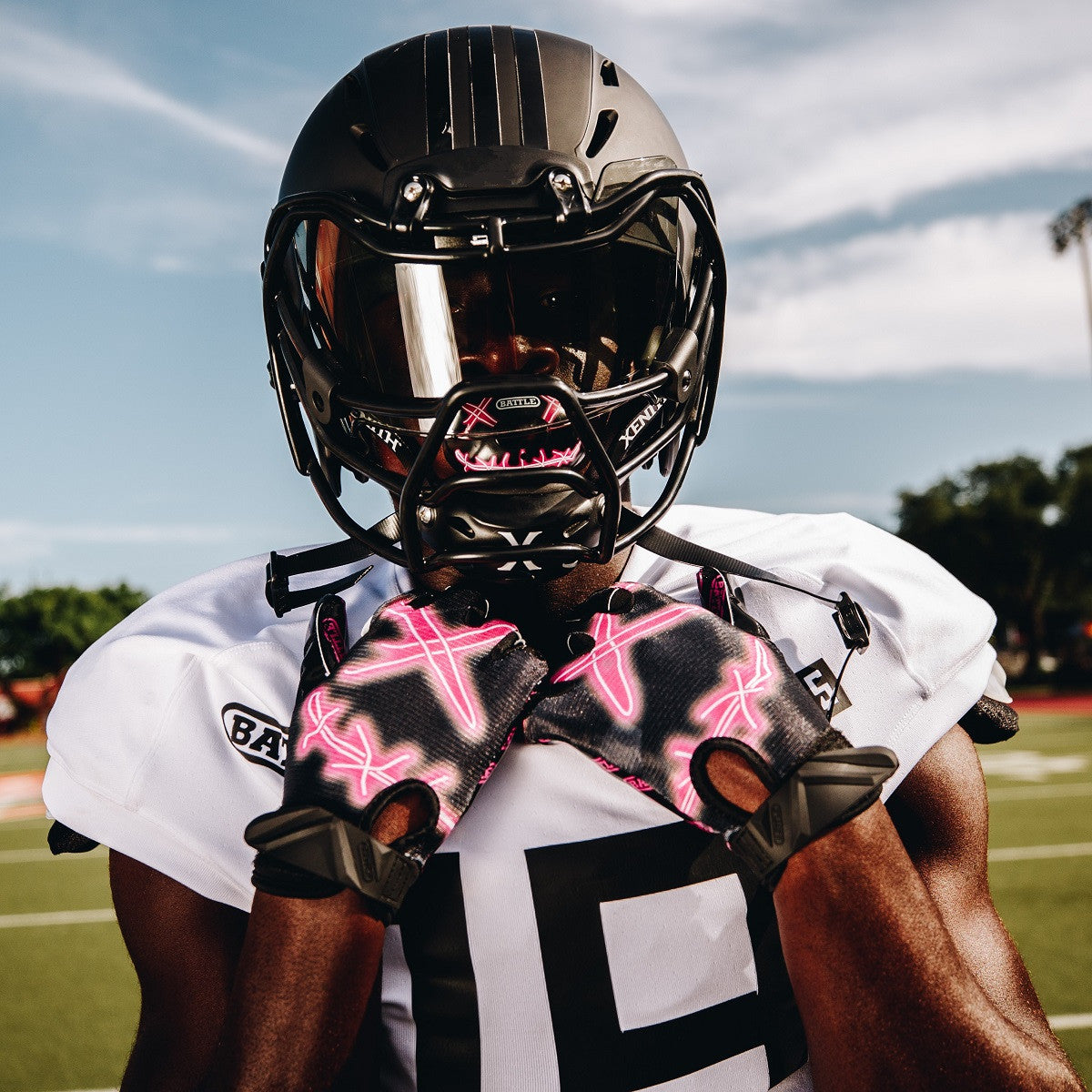 battle-double-threat-nightmare-football-handschuhe-adult-grip image 2