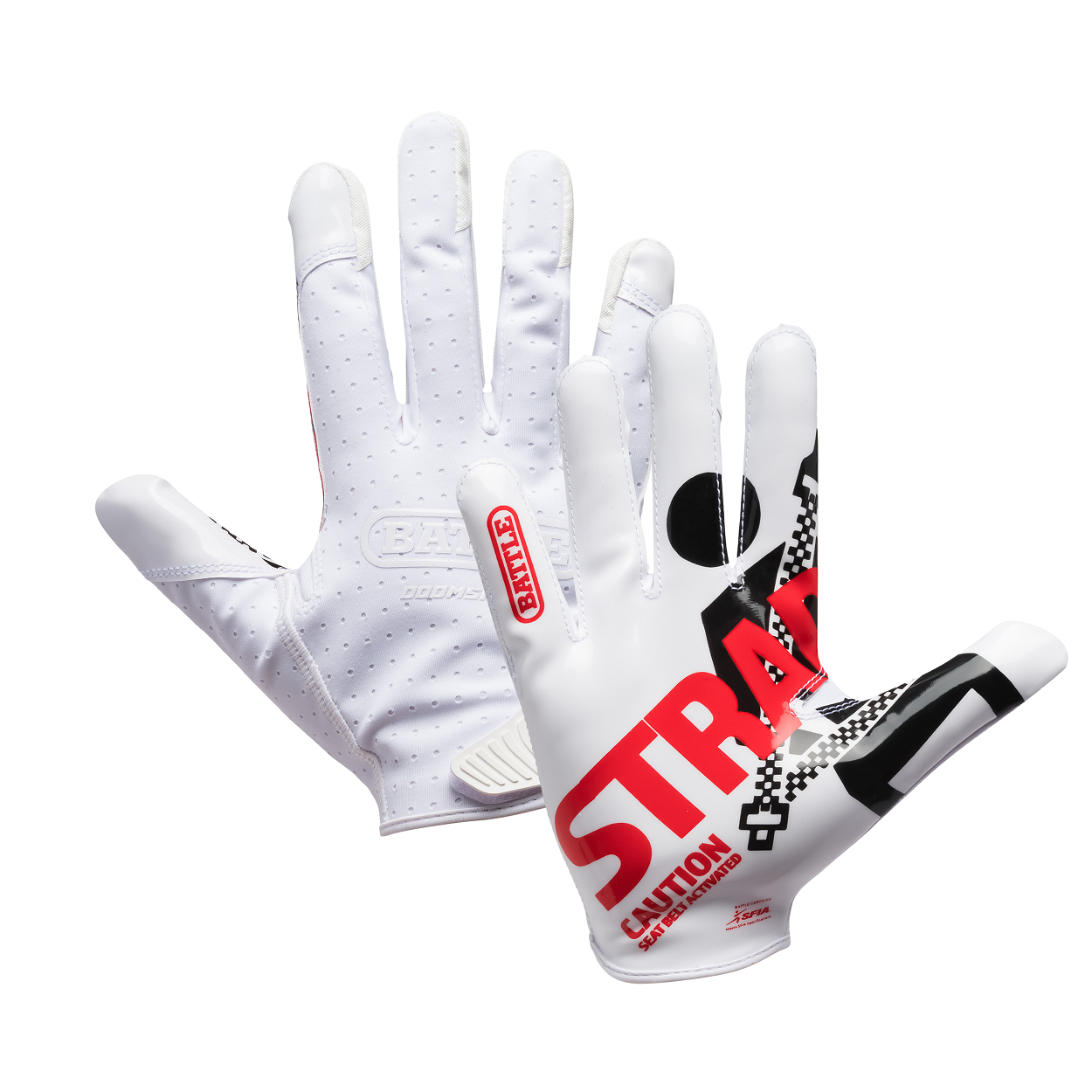 battle-doom-speed-strapped-receiver-football-handschuhe-adult-l-grip image 2