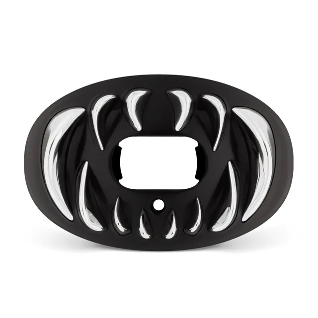 battle-sports-oxygen-3d-predator-mundschutz-schwarz-gold-mit-band image 1