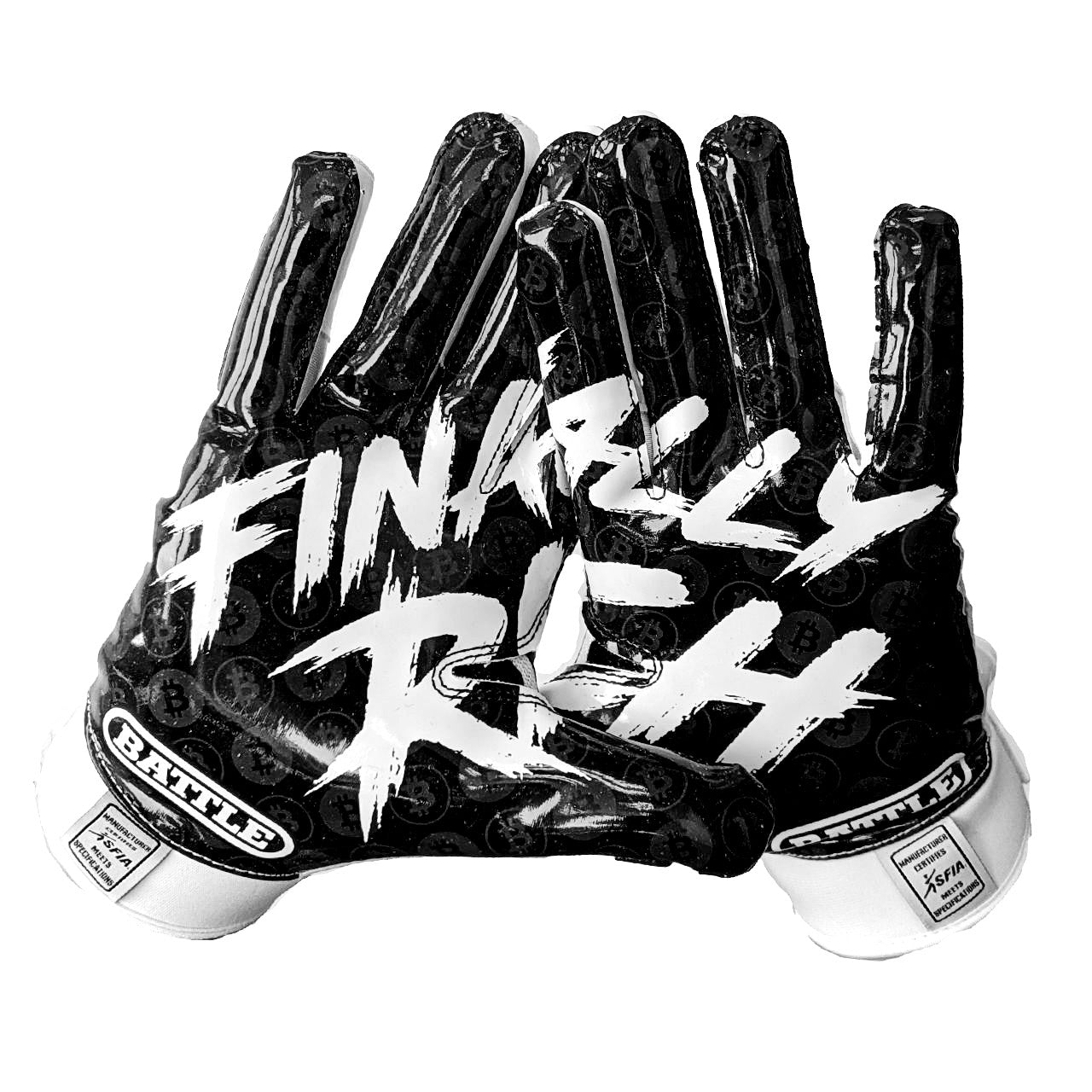 battle-double-threat-finally-rich-2-0-football-handschuhe-adult image 1