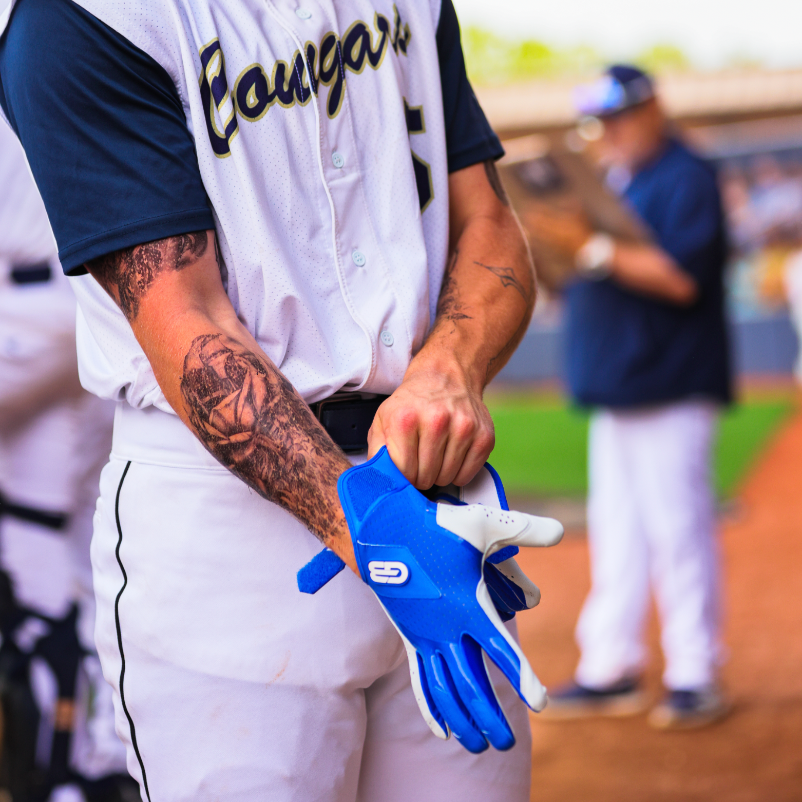 grip-boost-loaded-baseball-handschuhe-blau-leder image 5