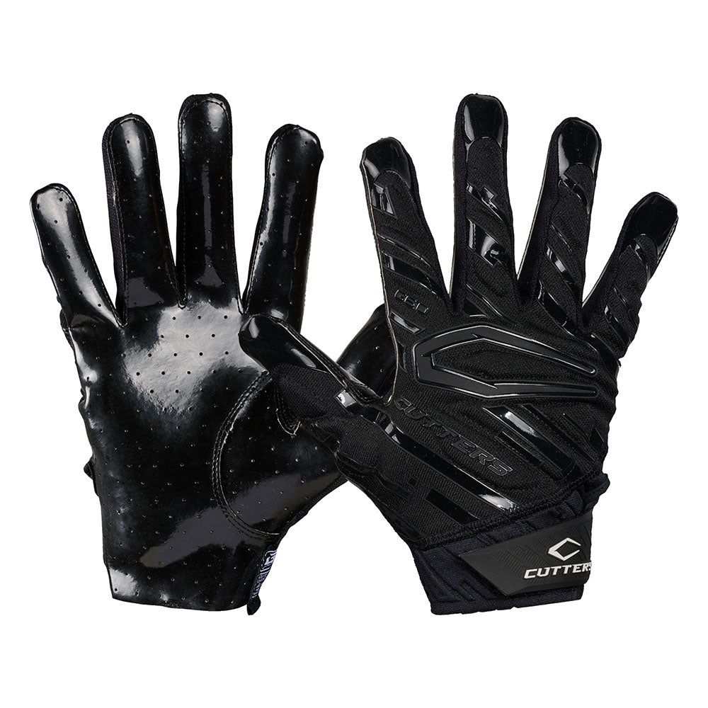 cutters-gamer-6-0-receiver-handschuhe-schwarz-mit-grip image 1