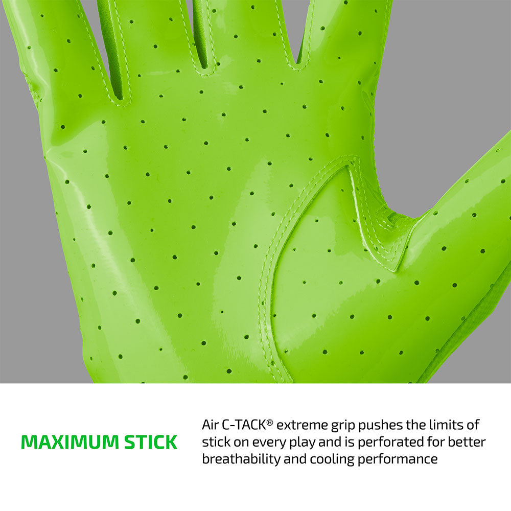 cutters-rev-pro-7-0-receiver-handschuhe-shock-green-grip image 5