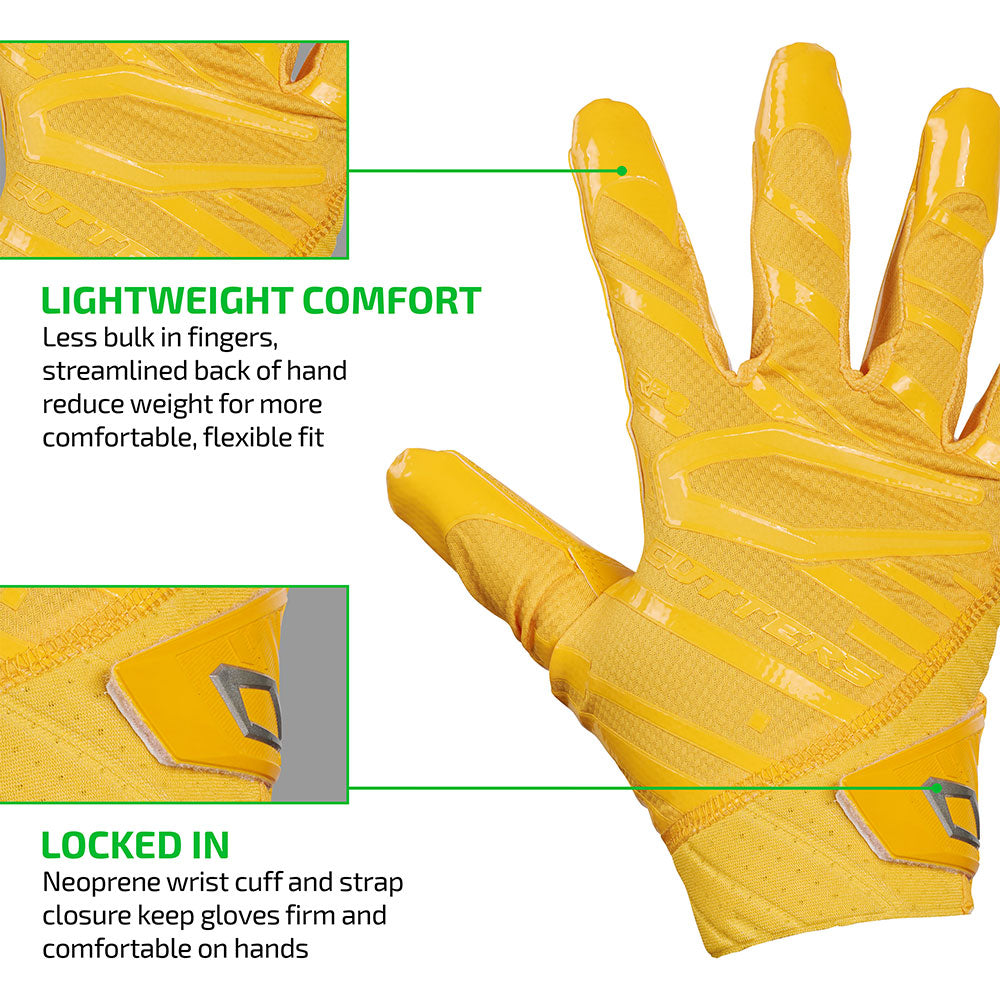 cutters-rev-pro-6-0-receiver-handschuhe-gold-mit-grip image 5