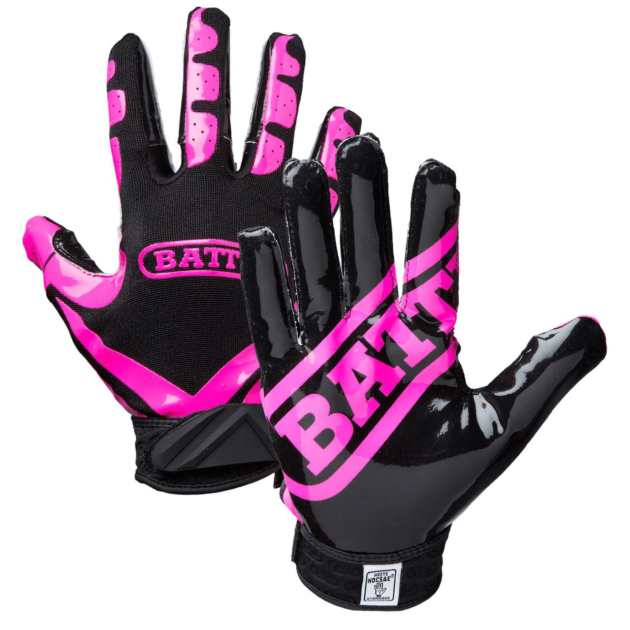 battle-ultra-stick-receiver-footballhandschuhe-schwarz-wei-m image 5