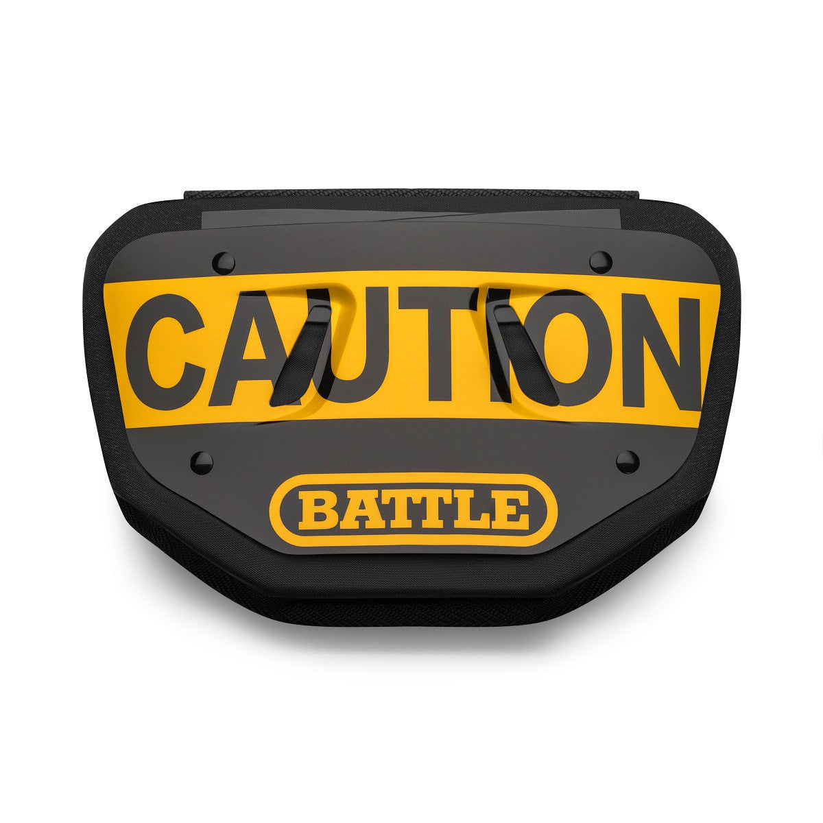 battle-defender-caution-football-back-plate-adult-schaum image 1