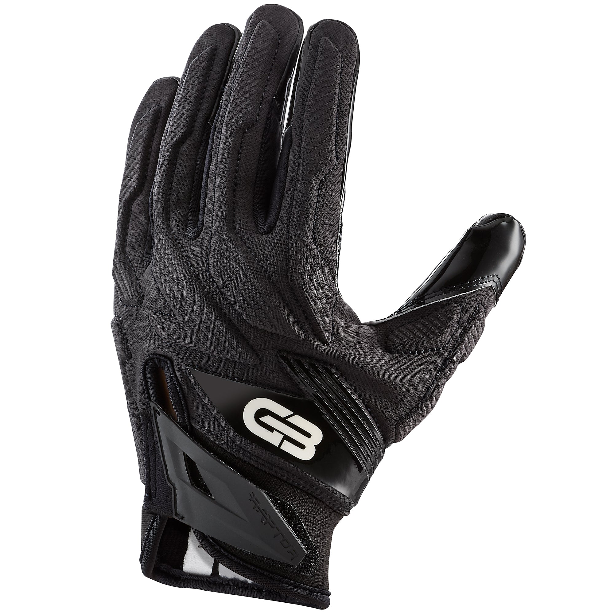 grip-boost-raptor-2-0-footballhandschuhe-schwarz-gepolstert-grip image 1