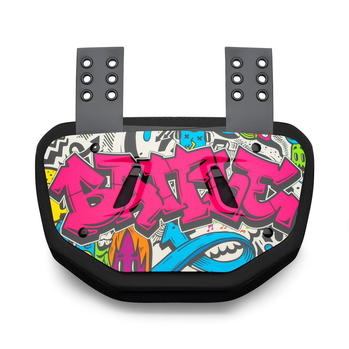 battle-defender-graffiti-back-plate-r-ckenplatte-adult-gebogen image 3