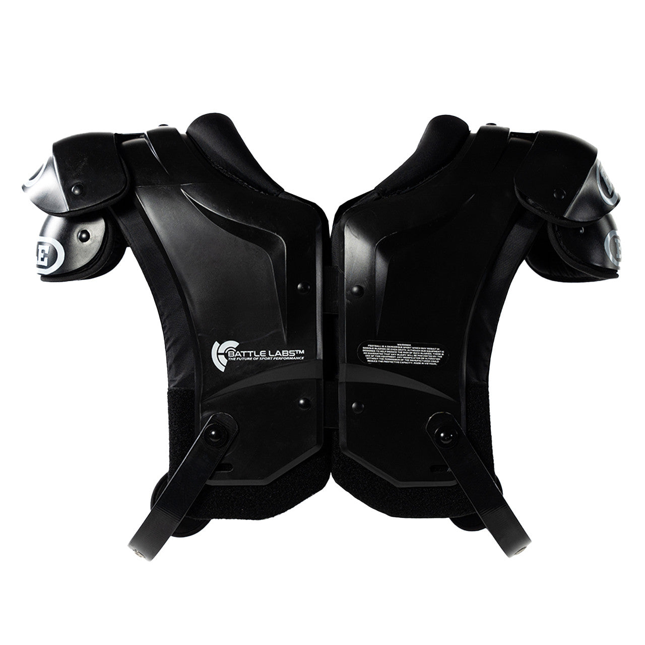 battle-defender-schulterpads-football-schwarz-adult-l-leicht image 8
