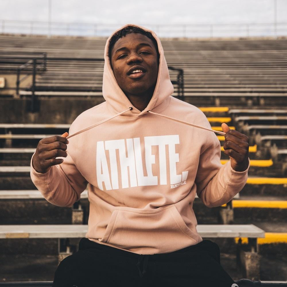 battle-sports-athlete-hoodie-erwachsene-schwarz-wei-heavyweight image 4