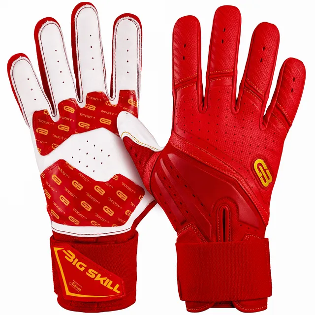 grip-boost-big-skill-2-0-lineman-footballhandschuhe-rot-leder image 1